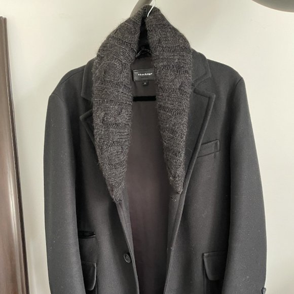 Men's Mackage Wool Pea Coat - Picture 2 of 6